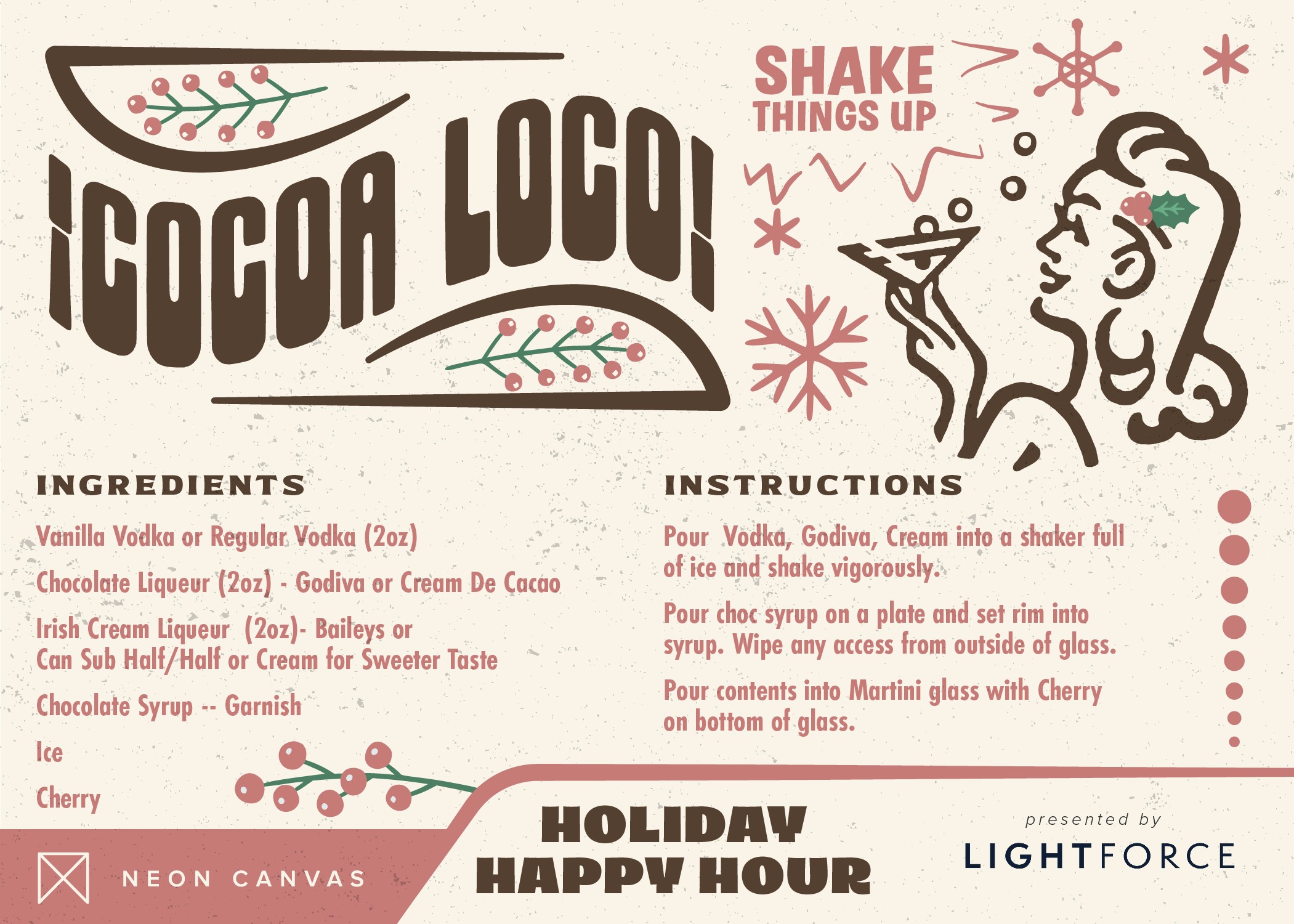 Cocoa Loco - Recipe Card (Updated)